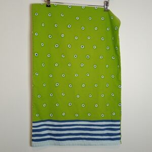 Garnet Hill Abstract Graphic Dot Queen Flat Sheet + 1 Standard Pillow Case